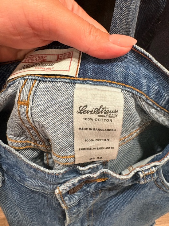 Levi's Light Blue Denim Cutoff Shorts - Picture 3 of 3